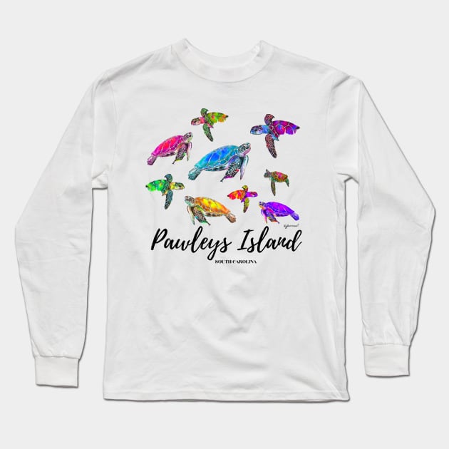 PI Sea Turtles Long Sleeve T-Shirt by JJ Barrows 